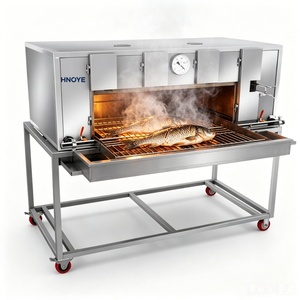 Máquina Eléctrica para Asar Pescado y Carne con Brochetas Giratorias Automáticas, sin Humo, con Carbón - Product Image 3