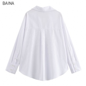 Chemisier Femme Printemps en Coton Polyester, Blouse Vintage à Manches Longues, Blusas Hauts de Conception Élégante - Product Image 3
