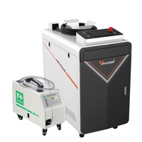 Machine de nettoyage au laser à fibre portable 1500W/3000W pour l'élimination de la rouille, de l'huile et de la peinture sur métal, facile à utiliser