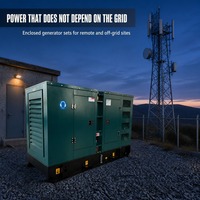 Générateur diesel silencieux Cummins 70 kW 87,5 kVA 480 V 60 Hz triphasé avec contrôleur intelligent ATS et poches pour chariots élévateurs