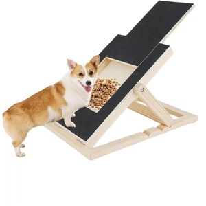 Rascador de madera para perros, lima de uñas para mascotas, caja de comida extraíble oculta de madera maciza, raspador de uñas. - Product Image 2