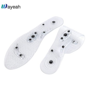 Semelles intérieures confortables en gel <span class=keywords><strong>magnétique</strong></span> d'acupuncture avec semelles antidérapantes pour chaussures - Product Image 1