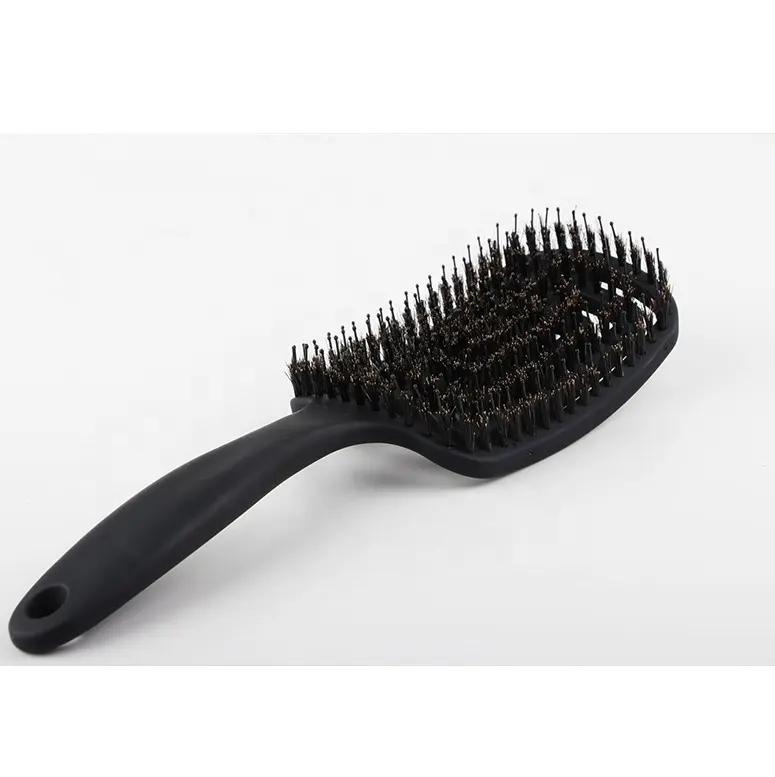 Fashion Soft Matte Finishing Top Magic Hair Brush Loop Hair Extension Tangle Personalized Detangling Hollow Out Hair Brush