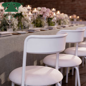 Chaise de restaurant de banquet de mariage d'hôtel en métal d'aluminium de partie extérieure - Product Image 3