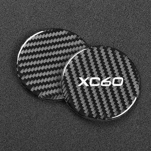2Pcs Dessous de verre en fibre de carbone antidérapant pour <span class=keywords><strong>Volvo</strong></span> XC60 XC40 XC90 AWD <span class=keywords><strong>V90</strong></span> V60 T6 V50 S40 S60 S90 - Product Image 5