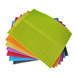 Modern Style Small Size <b>Silicone</b> Dish Drain Mat Eco-Friendly Heat Resistant for Home Kitchen Counter Durable for Restaurants Use - Product Image 5