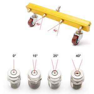 Water Broom Stainless Steel <b>Pressure</b> Washer Nozzle, 1/4" NPT High <b>Pressure</b> Cleaning Machine Nozzle - Product Image 4
