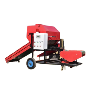 Mini presse à foin ronde largement utilisée pour les terres agricoles à vendre Mini presse à balles ronde pour l'ensilage de maïs Machine agricole - Product Image 2