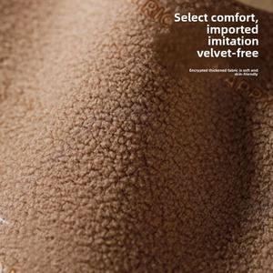 กระเป๋าใส่น้ำร้อนทำจากยางแบบหนาสำหรับขวดทำจากผ้ากำมะหยี่แถบยาว - Product Image 3