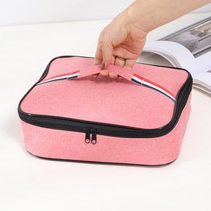 Sac isotherme de pique-nique de voyage de mode isolé de haute qualité avec fermeture à glissière Logo personnalisé Matériau 600D et motif de lettres - Product Image 6