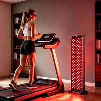 Panneau de lumière rouge à 6 longueurs d'onde BioMol 660/850 nm, vente flash, commande vocale, LED infrarouge, appareil médical pour la maison et le bureau
