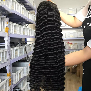 Parrucche all'ingrosso di <span class=keywords><strong>capelli</strong></span> indiani grezzi, parrucche di <span class=keywords><strong>capelli</strong></span> umani vietnamiti con cuticole allineate, parrucche frontali in pizzo HD 13x6 per donne nere - Product Image 1