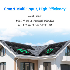 Offres Spéciales onduleur hybride intelligent 15kw <span class=keywords><strong>20kw</strong></span> 25kw MPPT énergie solaire sur réseau onduleur PV triphasé sur réseau avec WIFIi/ GPRS - Product Image 4
