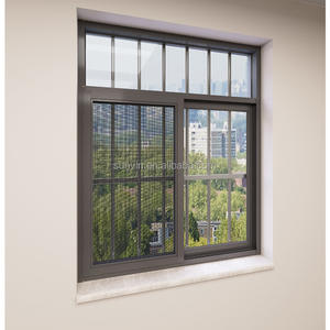 Jendela geser atas dan bawah, kaca ganda, lengkungan atap Modular, panorama aluminium geser jendela dengan Dgu - Product Image 3