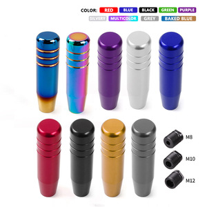 Aluminum Alloy Car Gear <b>Shift</b> <b>Knob</b> 13cm 18cm Rustproof Multicolor For Manual Transmission - Product Image 1