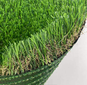 Js 40 mét vườn tự nhiên tổng hợp cỏ nhân tạo cảnh quan tổng hợp cỏ Turf màu xanh lá cây thảm cỏ thảm - Product Image 2