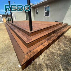 Tarima de Bambú Carbonizado de Alta Densidad, Diseño Moderno, Ecológica, para Exteriores, Impermeable, Antideslizante, Fácil de Instalar - Product Image 4