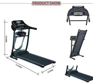 Caminadora Eléctrica Comercial Plegable de Acero con Motor de 2.0HP, Inclinación Manual, Diseño Portátil - Uso Doméstico/Profesional 1-12km/h - Product Image 3