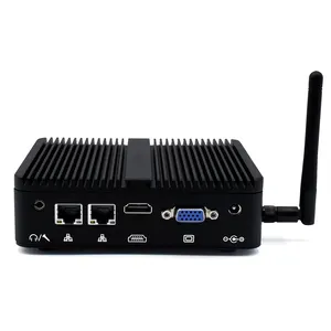 Hystou Fanless Industriële Pc Mini Computer Intel Celeron J4125 Wint 7 10 Pro Linux Embedded Pc