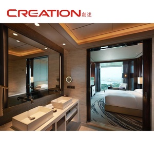 مصنع أثاث فنادق خمس نجوم في الصين، غرف نوم مصنوعة يدويًا بتطعيمات فاخرة للفنادق والمنتجعات - Product Image 5