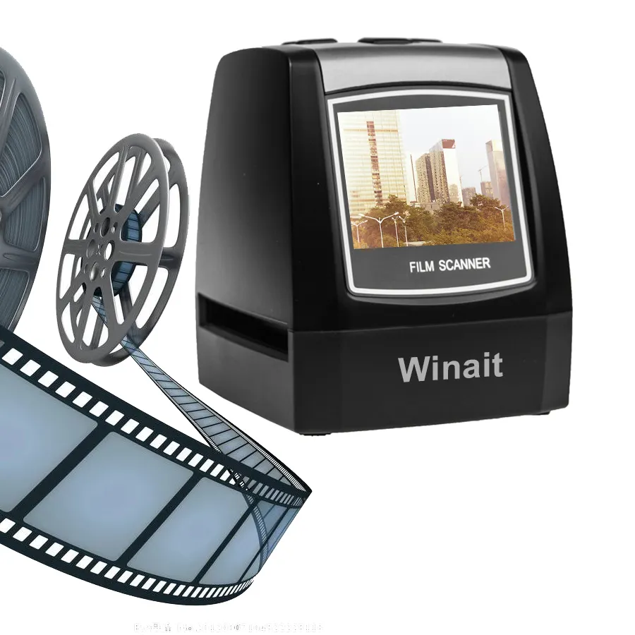 Scanner De Films Et Diapositives - Convertit Négatifs 35mm, 126, 110 En JPEG - Écran LCD 2,4" - Sans Ordinateur Nécessaire - 3