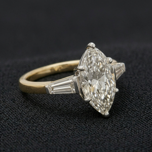Premium 14k Yellow Gold Diamond Wedding <b>Ring</b> <b>For</b> Women And <b>Men</b> Minimal Design With Timeless Style And Brilliant Diamond Accent - Product Image 3