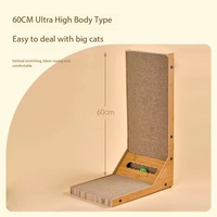 Super grande planche à gratter pour chat en forme de L interactive plus épaisse en papier ondulé jouet pour chat meubles de protection pour chats