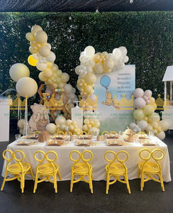 Silla Infantil de Ratán Moderna Hecha a Mano para Sala de Estar, Fiestas de Cumpleaños, Eventos, Silla Infantil de Mimbre Natural, Decoración para Bodas - Product Image 5