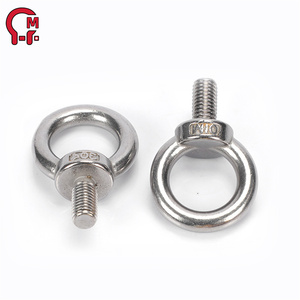 Perno de Ojo de Acero Inoxidable Pulido HLM con Tuerca de Elevación y Anillo Negro para Aplicaciones de Salud, Minería y Tratamiento de Agua - Product Image 5