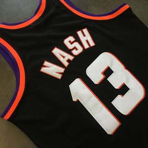 Vente en gros pas chère : <span class=keywords><strong>Suns</strong></span> No. très demandés <span class=keywords><strong>Maillot</strong></span> de basket Nash 13, <span class=keywords><strong>maillot</strong></span> de basket respirant en mesh pour homme - Product Image 2