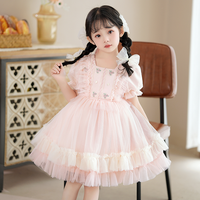 Robe de demoiselle d'honneur pour mariage, exquise, magnifique, pour l'été, robe de soirée pour enfants, robes d'anniversaire, tenue décontractée quotidienne, coupe trapèze