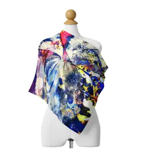 100% foulard en soie pure personnalisable à la mode cadeau d'affaires et polyvalent pour maman et petite amie oeuvre originale