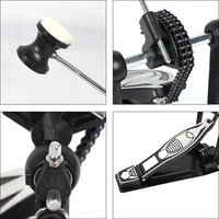 G610 HEBIKUO Factory Direct Wholesale Custom Bottom Size Single Kick Drum Pedal Drums Percussion Instruments Accessories