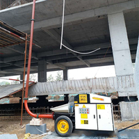 Mini-pompe à béton, petite machine d'alimentation pour structures secondaires, pour une distribution efficace du béton