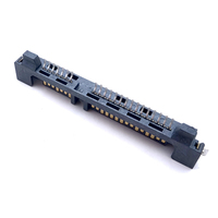 Conector Soulin SATA de 7+15 Pines Macho, Contacto de Latón, PCB Universal, LCP, Semi-Enchapado en Oro, 15U
