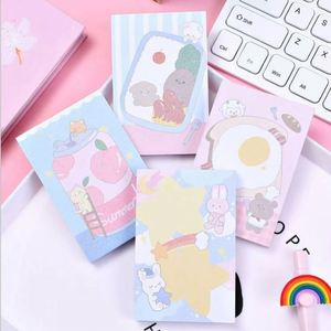 100 feuilles de notes autocollantes mignonnes avec des dessins de filles, papeterie adorable, idéales pour la rentrée scolaire, mémos en papier - Product Image 3