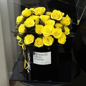 D119 Yunnan Usine En Gros Fourniture Pour Toujours Rose Boîte Préservée Fleurs Éternelles Immortelles Roses Éternelles De Noël Petit - Product Image 2