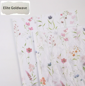 กระดาษห่อดอกไม้สไตล์คันทรีลายดอกไม้ฤดูใบไม้ผลิสุดหรู สำหรับงาน DIY - Product Image 2