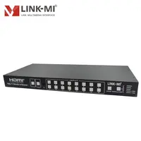 LINK-M 16X1 HDMI Multi-Viewer dengan Mulus Switcher 16 Di 1 Video Multiplexer 1080P Video synthesizer dengan Scaler Atas/Bawah