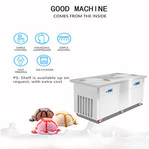 Miken-máquina para hacer helados con placa fría, para hacer rollos de helado, Creme Pure Cooper R404a/r22/<span class=keywords><strong>r410</strong></span> 1,5 CM, MK-PF2R-6C <span class=keywords><strong>comprar</strong></span> - Product Image 4