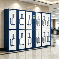 Casillero Inteligente para Equipaje XJ con Pago Nayax, Gabinete de Almacenamiento Impermeable para Interiores y Exteriores con Servicio Autoservicio 24H