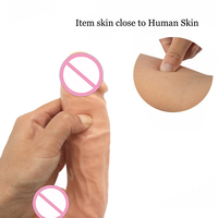 Dildo de 8.66 Pulgadas, Súper Suave, Artificial, Realista, con Forma de Pene de Caballo