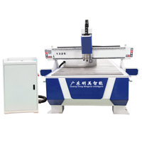 Machine de gravure sur bois CNC de taille 1325 avec contrôleur NC Studio pour la sculpture en relief sur bois massif