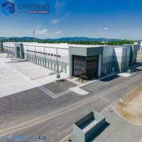 Almacén de Estructura de Acero Industrial Moderno Personalizado de Alta Capacidad de Carga para Uso Logístico