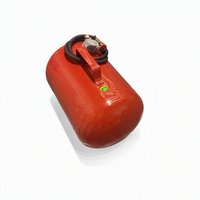 Réservoir d'air portable de 10 gallons, 135 PSI, 36,9 L, réservoir de stockage horizontal pour compresseur d'air avec manomètre, tuyau et poignée de transport