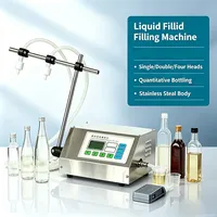 Máquina Llenadora de Líquidos CNC de Escritorio Totalmente Automática LY con Uno/Dos/Cuatro Cabezales para Llenado Cuantitativo de Vino, Vinagre y Jugo