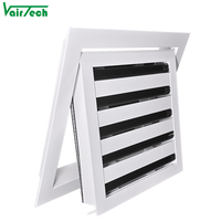 Diffuseur à fente linéaire en aluminium détachable avec filtre à air