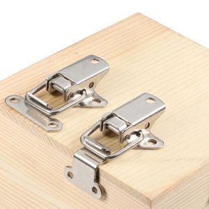 Cierre de acero inoxidable para caja, anillo de arco largo, anillo de arco corto, anillo recto, cerradura multiusos para equipaje, para caja de madera - Product Image 4