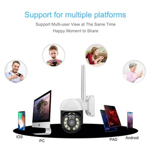 PTZ 4H <span class=keywords><strong>4cam</strong></span> ระบบวิดีโอ Tuya สมาร์ทกล้องเฝ้าระวังชีวิต NVR ชุด1080จุดไร้สาย WIFI ระบบกล้องวงจรปิดระบบกล้องรักษาความปลอดภัย - Product Image 5