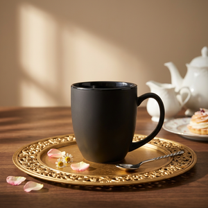 Gobelet à vin isotherme en céramique personnalisé avec couvercle - Tasse à café de voyage de 12 oz - Lot en gros - Rouge - Product Image 2